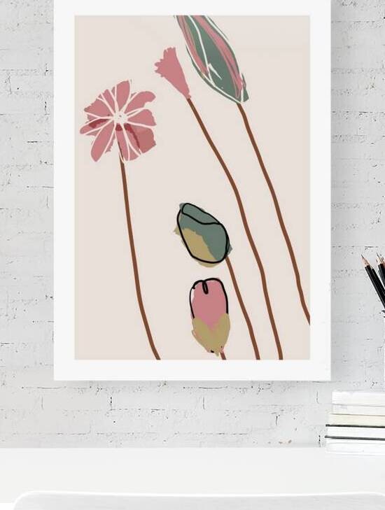 Botanical flower art. c by Towseef Dar