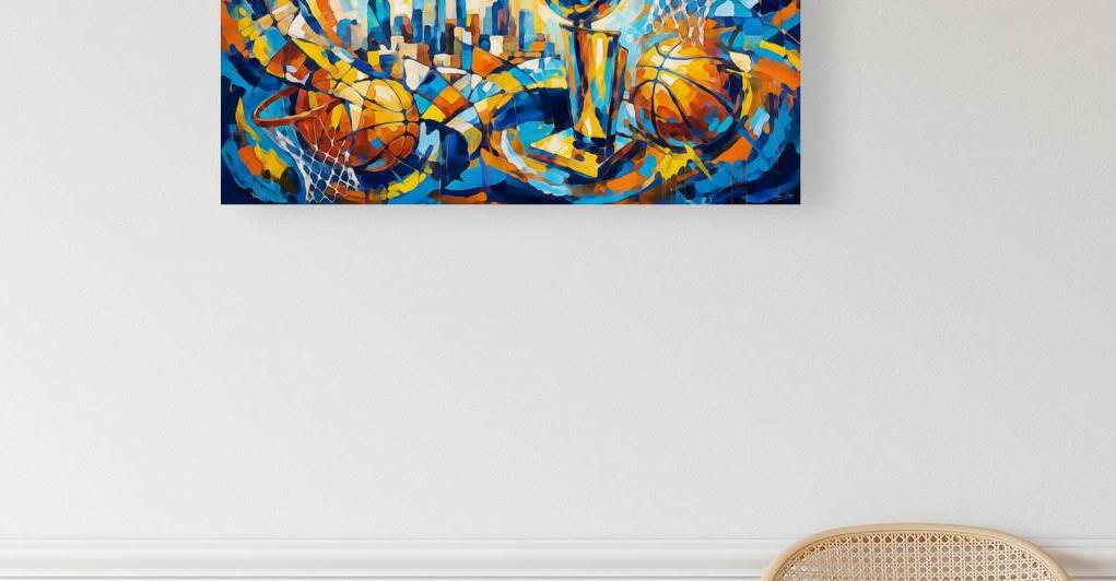 Championship Dream OKC Basketball Art by Row One Brand