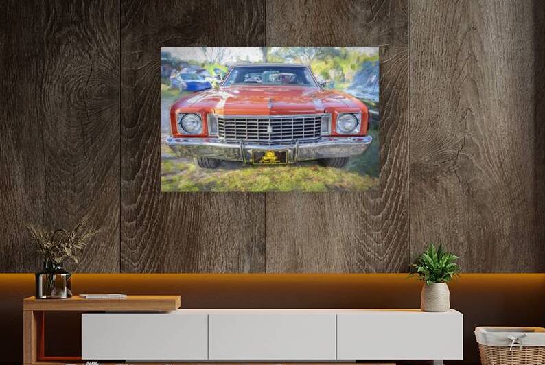 1972 Orange Monte Carlo Custom X100 12 by Rich Franco