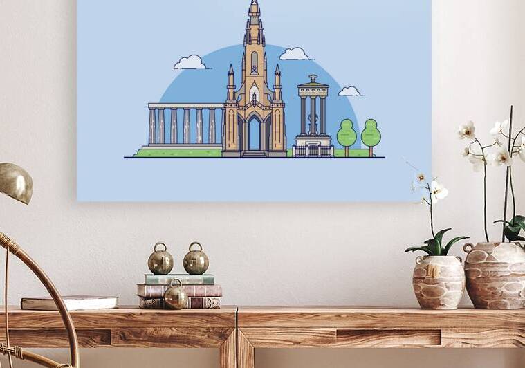 Edinburgh Landmarks by Towseef Dar