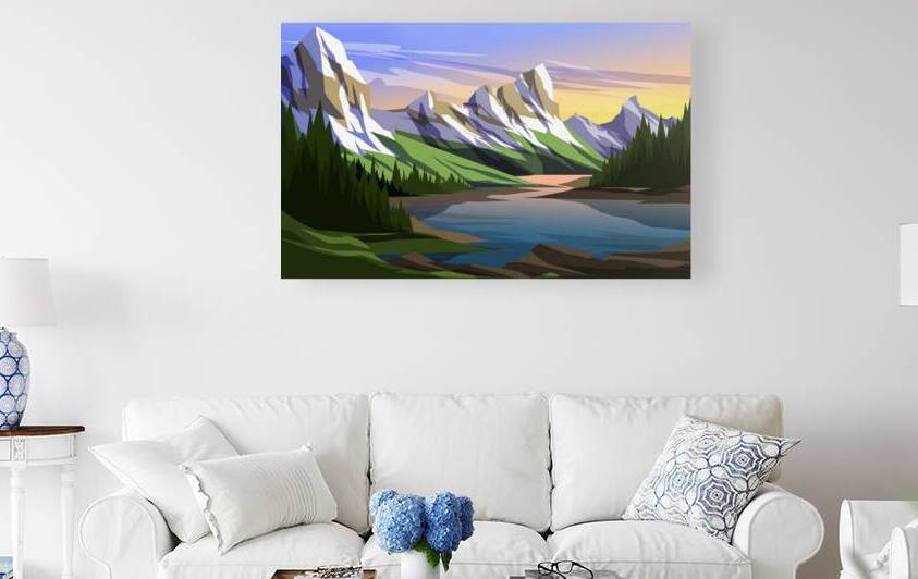 Mountain range sunset by Towseef Dar