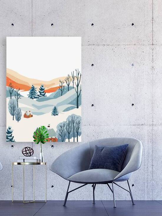 Winter landscape background. a by Towseef Dar