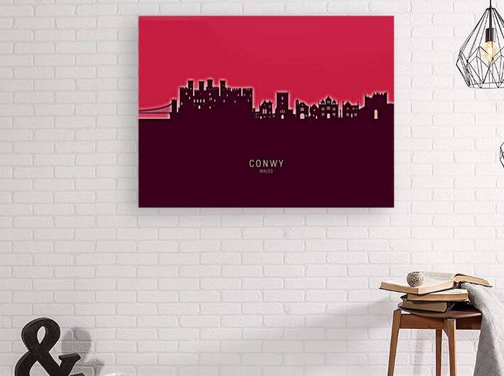 Conwy Wales Skyline by Michael Tompsett