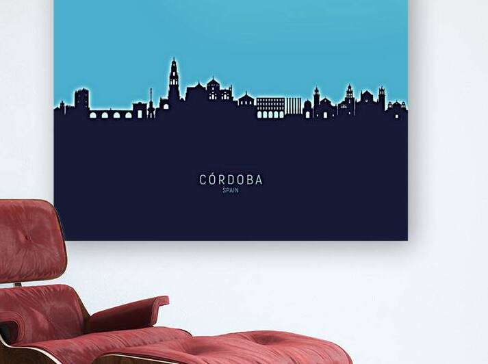 Cordoba Spain Skyline by Michael Tompsett
