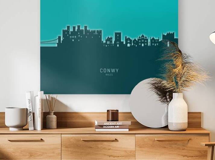 Conwy Wales Skyline by Michael Tompsett