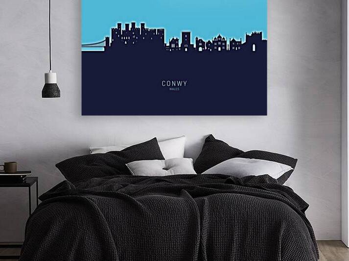 Conwy Wales Skyline by Michael Tompsett