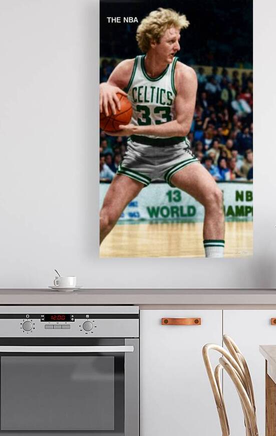 1980 Larry Bird Boston Celtics Art by Row One Brand