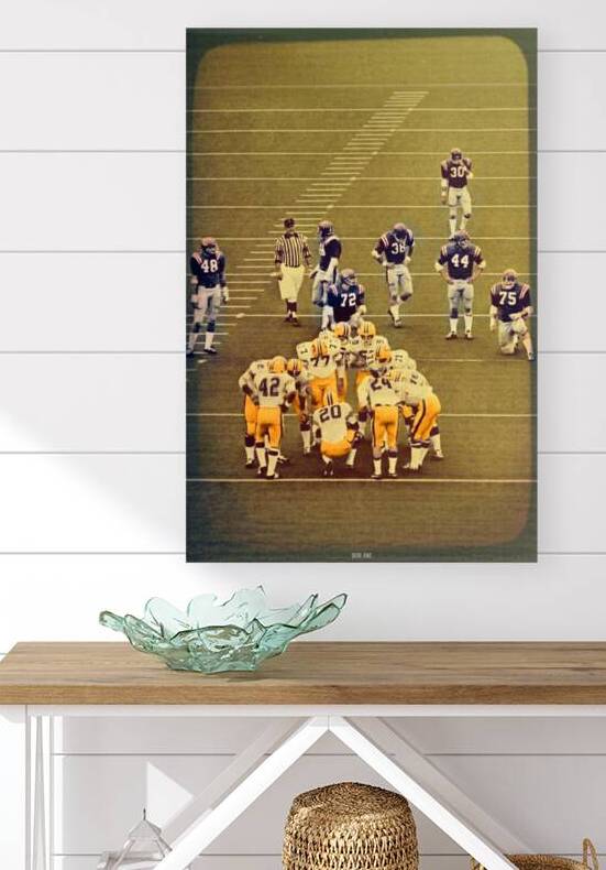 1970 Ole Miss Rebels Football Viewfinder Art by Row One Brand