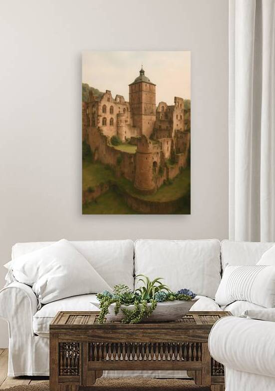 Ancient European Ruined Castle Print by Artful Vision