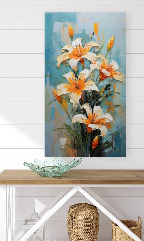 Colorful Oil painting by Towseef Dar