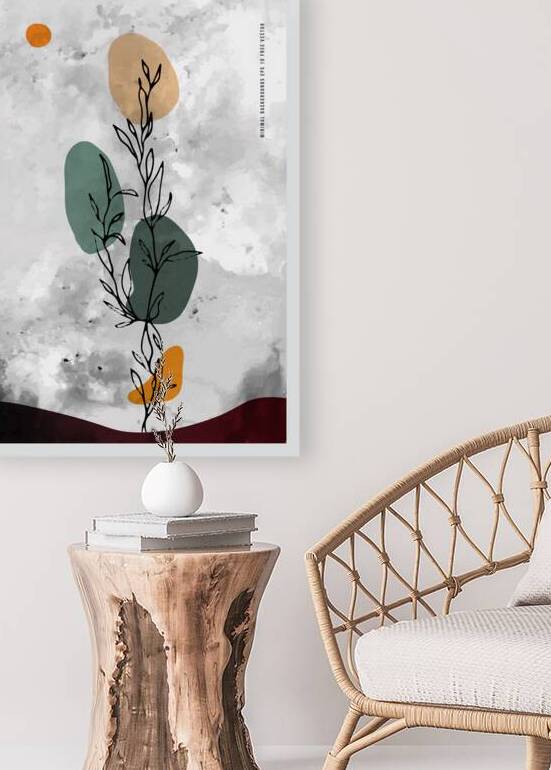 Abstract Botanical Line Art by Towseef Dar