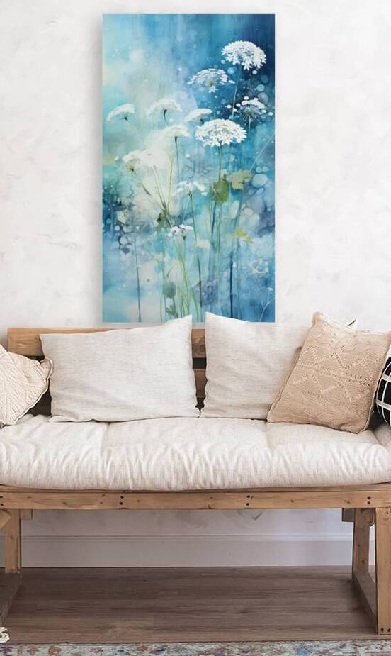 Watercolor Flowers background by Towseef Dar