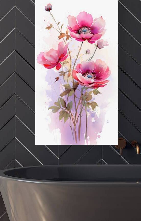 Watercolor Flowers by Towseef Dar