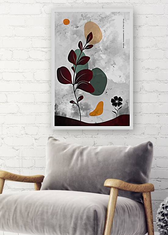 Abstract Botanical Line Art by Towseef Dar