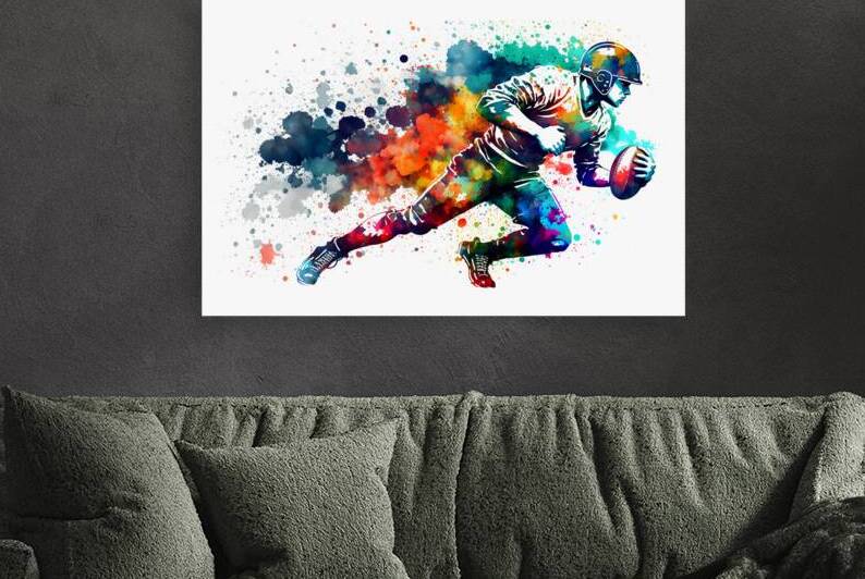 American Rugby Player by Towseef Dar