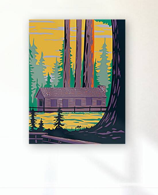 The Mariposa Grove Cabin by Towseef Dar