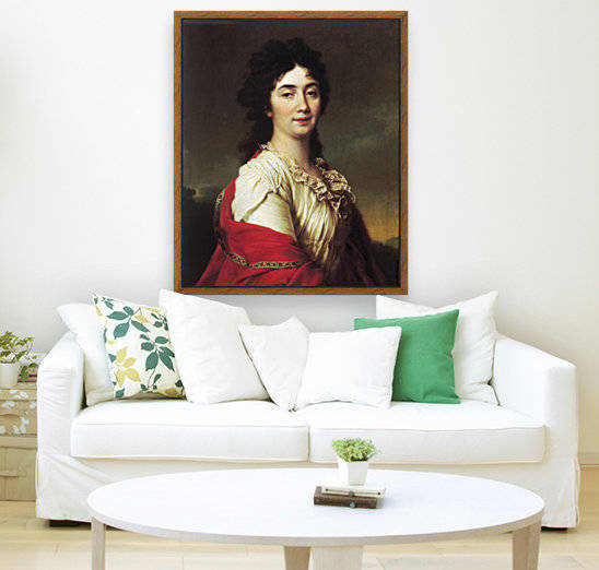 Portrait of Anna Stepanovna Protassova by Dmitry Levitzky