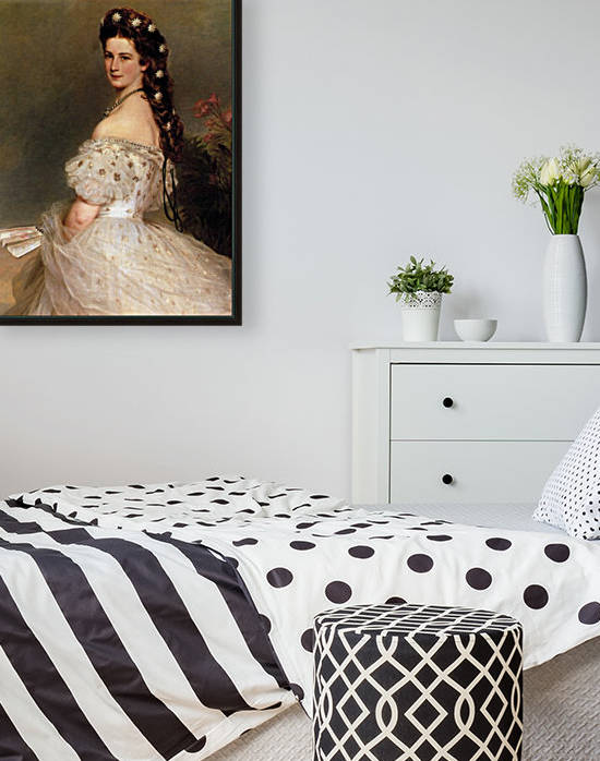 Empress Elisabeth of Austria in dancing dress by Dmitry Levitzky