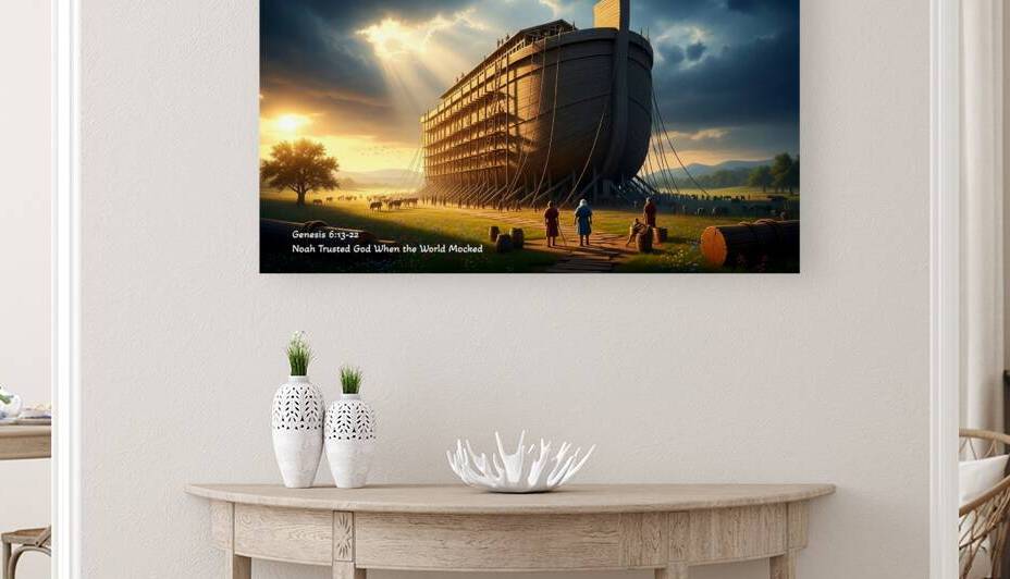 Noah Trusted God When the World Mocked Genesis 6:13-22 by DR Mustain by DR Mustain