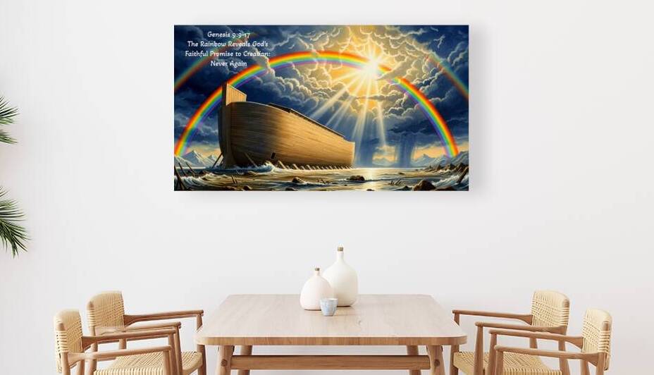 The Rainbow Reveals God’s  Faithful Promise to Creation:  Never Again Genesis 9:9-17 by DR Mustain  by DR Mustain