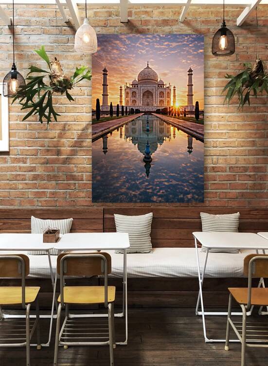  Taj Mahal at Sunrise – Timeless Symbol of Love and Architecture by Zeinhem Elsaree