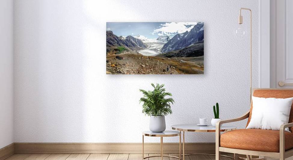 Glaciers in Alaskas Mountains by Thea Menagh