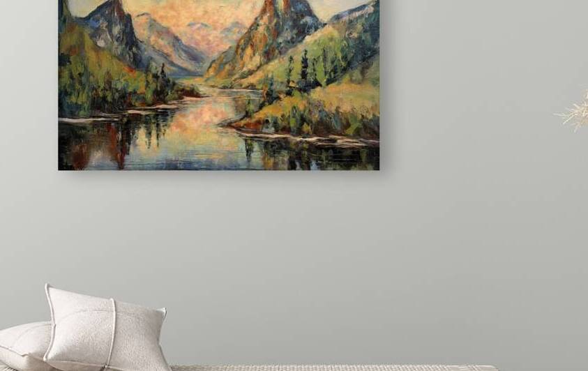 Craggy Mountains in the Colours of My Heart by Thea Menagh