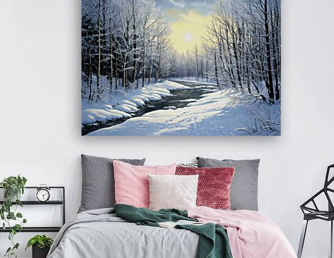 Bare Trees in Early Winter by Thea Menagh