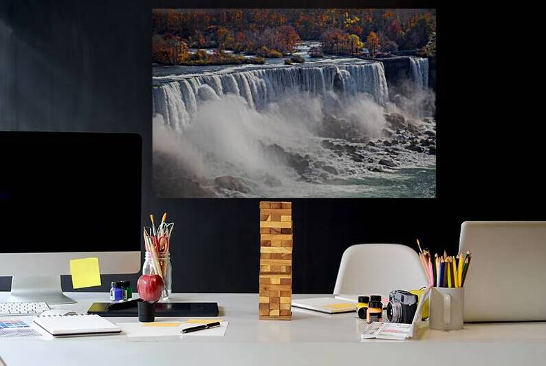 View of the Niagara Falls from Canada by Thea Menagh