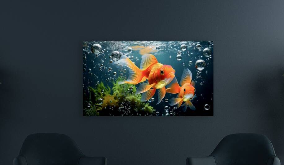 Two Little Goldfish by Thea Menagh