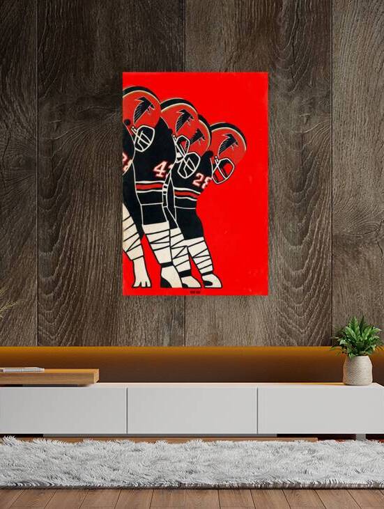 1969 Atlanta Falcons Cover Art by Row One Brand