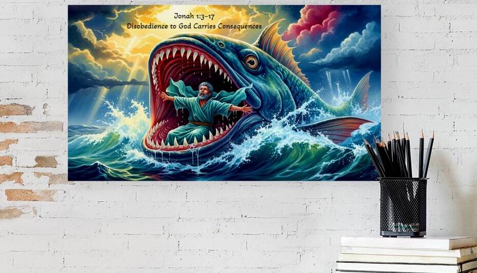 Disobedience to God Carries Consequences. Jonah 1:3–17 by DR Mustain by DR Mustain