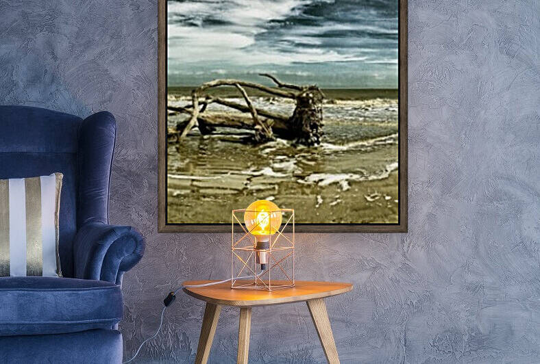 Driftwood Beach Panorama 103 Blackgold by Bill Swartwout Photography