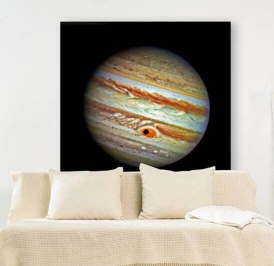 Jupiter with Ganymede Outer Space Image by Bill Swartwout Photography