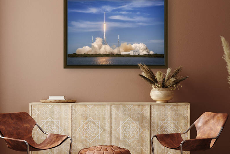 Falcon 9 Lifts Off from Space Launch Complex 40 by Bill Swartwout Photography