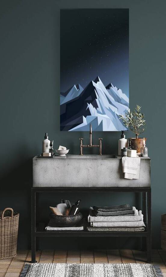 Mountains in the night. d by Towseef Dar