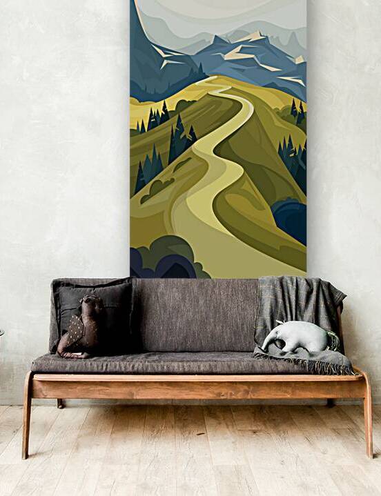 Beautiful mountain road. a by Towseef Dar