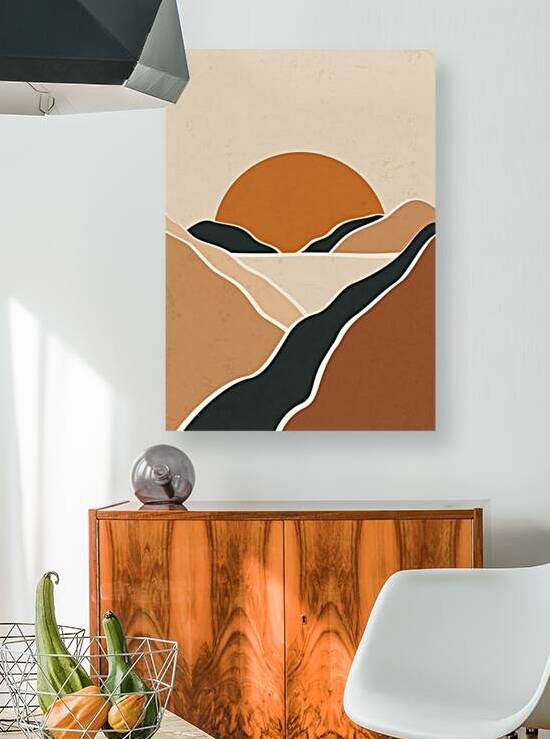 Terracota mountain landscape by Towseef Dar