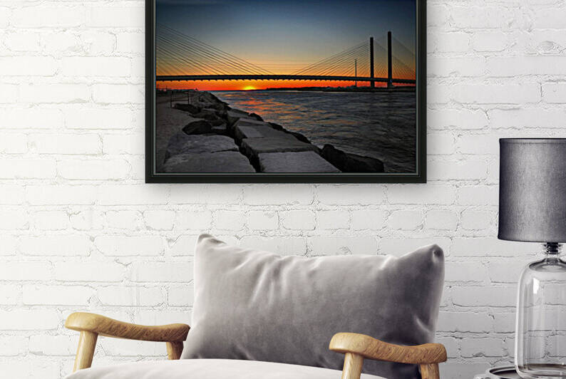 Indian River Inlet Bridge Sunset 9140100 by Bill Swartwout Photography