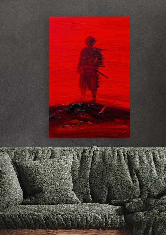The Fading Bushido: The Crimson Echo by Sumer Paintings