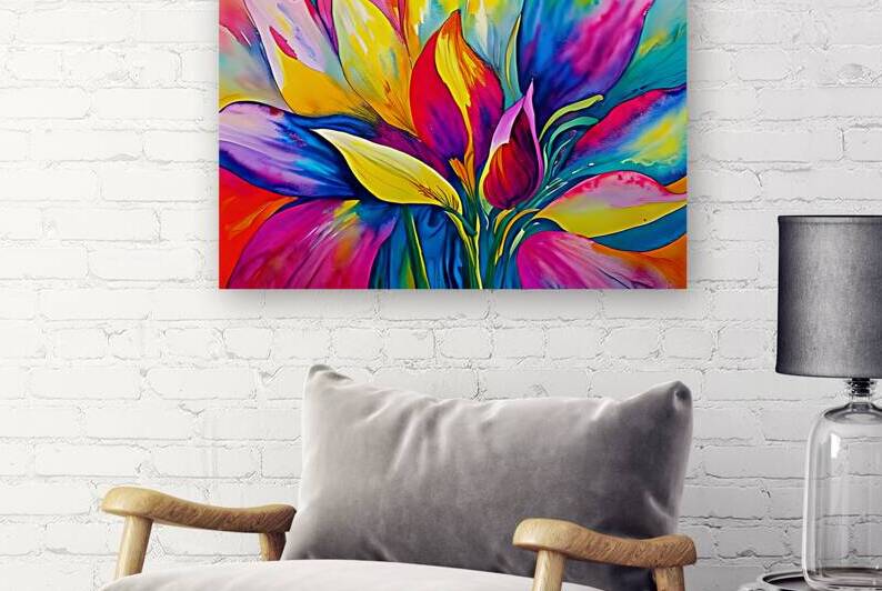Abstract blooming floral flowers by Towseef Dar
