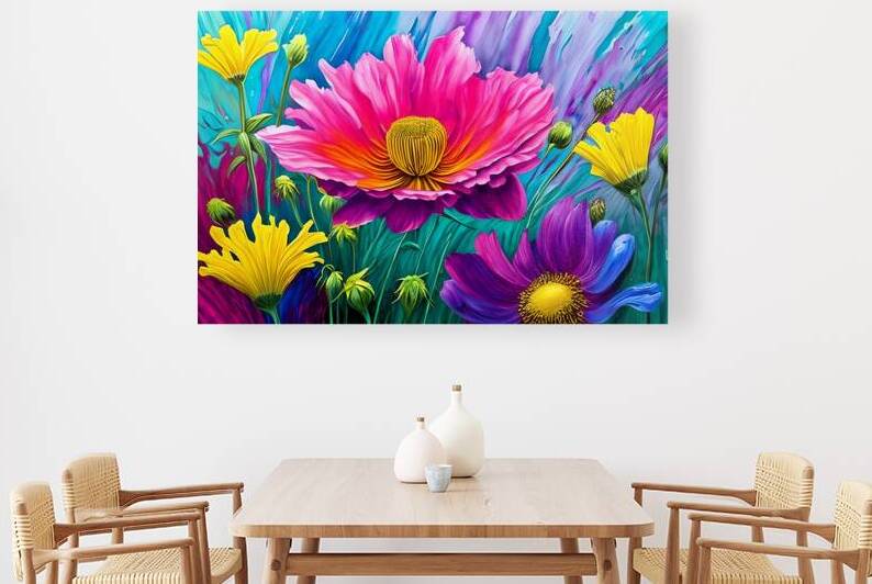 Illustration of abstract colorful nature by Towseef Dar