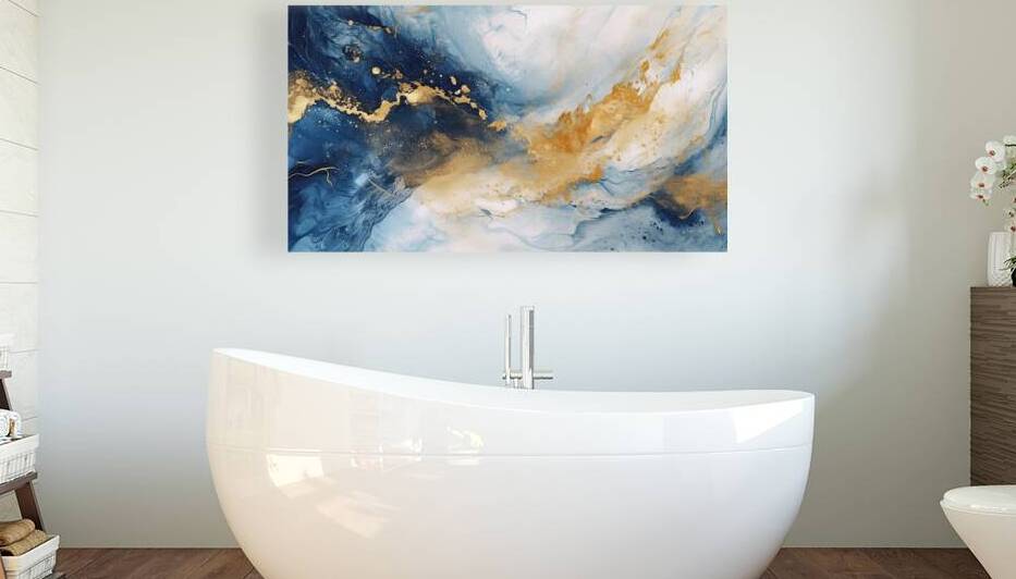 Modern abstract painted by Towseef Dar