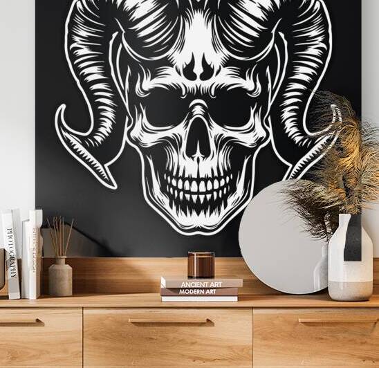 Goat Skull Head by Towseef Dar