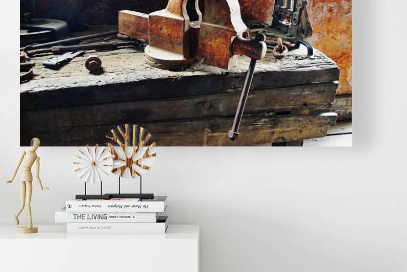 Vintage Bench Vises by Deb Oppermann