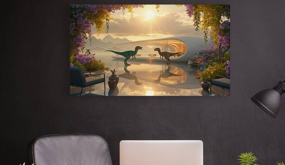 Dino Modernity by Byron Johnson