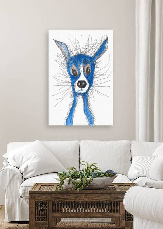 Blue Dog Wide Awake by Robert Burton