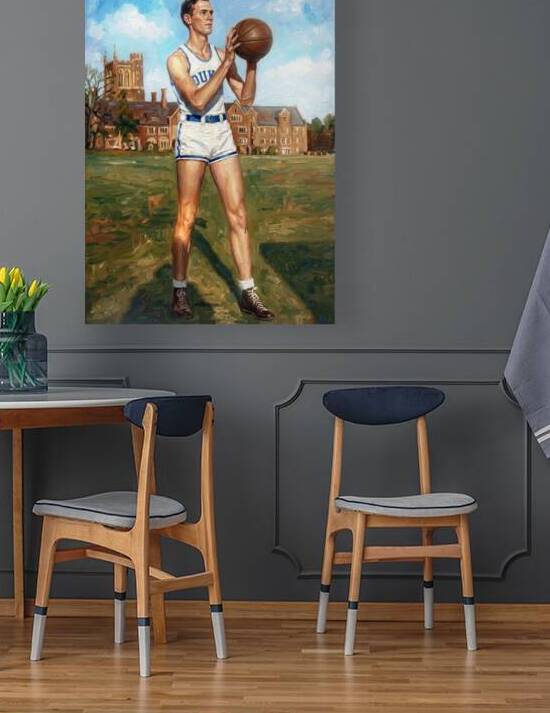 Connie Mack Jr. Duke Basketball Art by Row One Brand