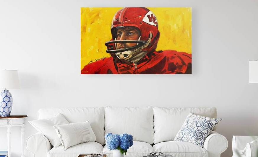 Len Dawson Chiefs Art Remix by Row One Brand