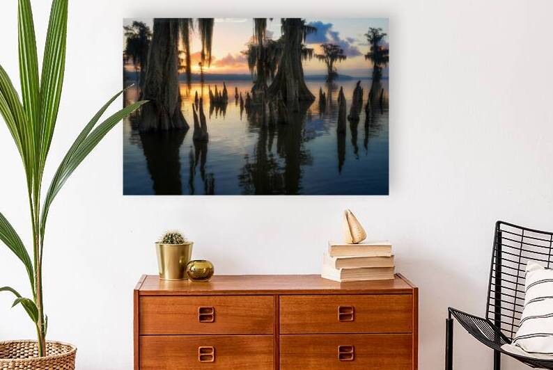 Autumn Sunrise in the Bayou by Rick Berk